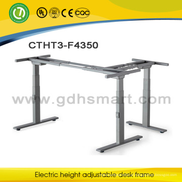 Elétrica altura ajustável mesa de escritório mesa de escritório de computador design de mesa de escritório quadro de metal